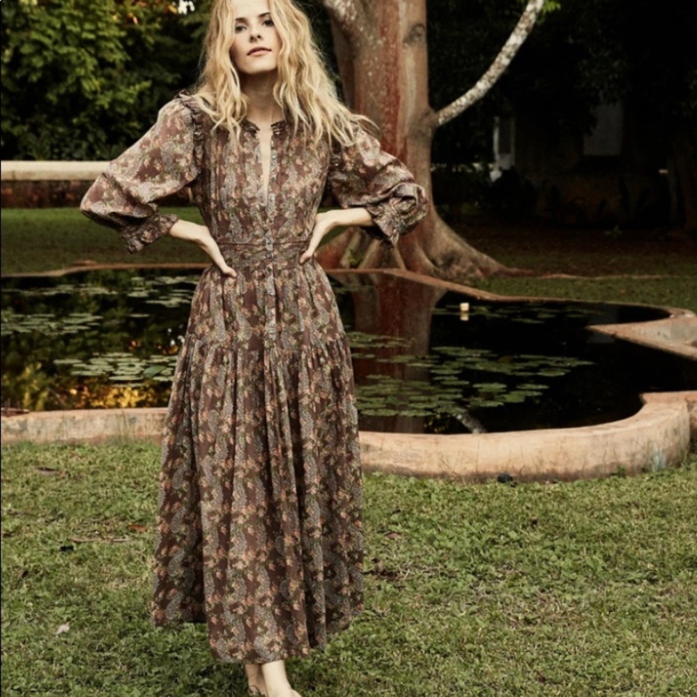 Doen Monet Dress in Country Rose M